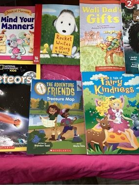 301-Lot of 9 Various Children’s Paperback Books at a Lower Grade Level